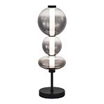 SL6119.404.18 Прикроватная лампа ST-Luce Черный/Дымчато-Серый LED 1*18W 3000K ПЕРЛИНА 250_100_Array